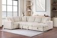 Devonshire Sleeper Sectional Sofa Storage Chaise Camel - Walo Furniture