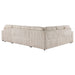 Devonshire Sleeper Sectional Sofa Storage Chaise Camel - Walo Furniture