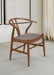 Dinah Wood Wishbone Dining Side Chair Walnut (Set of 2) - Walo Furniture