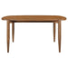 Dortch Oval 63 - inch Solid Wood Dining Table Walnut - Walo Furniture