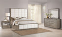 Durango 4 - piece California King Bedroom Set Taupe Oak - Walo Furniture