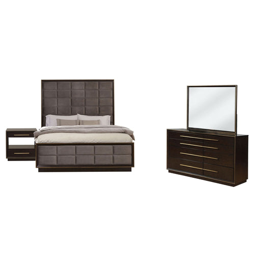 Durango 4 - piece Queen Bedroom Set Smoked Peppercorn - Walo Furniture