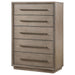 Durango 5 - drawer Bedroom Chest Taupe Oak - Walo Furniture