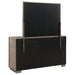 Durango 8 - drawer Dresser and Mirror Taupe Oak - Walo Furniture