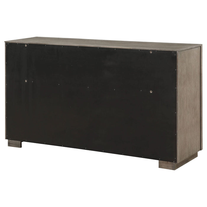 Durango 8 - drawer Dresser Taupe Oak - Walo Furniture