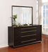 Durango 8 - drawer Dresser with Mirror Smoked Peppercorn - Walo Furniture