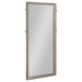 Durango 80 - inch Standing Floor Mirror Washed Oak - Walo Furniture