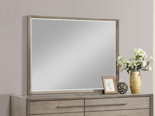 Durango Dresser Mirror Taupe Oak - Walo Furniture