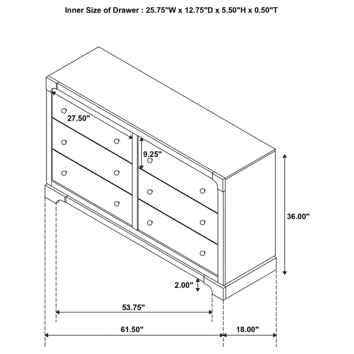 E KING 4 PC SET - Walo Furniture