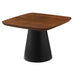 Eason 2 - piece Coffee Table Set Walnut and Black - Walo Furniture