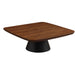 Eason 2 - piece Coffee Table Set Walnut and Black - Walo Furniture