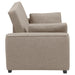 Edith Upholstered Convertible Sleeper Sofa Bed Beige - Walo Furniture