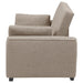 Edith Upholstered Convertible Sleeper Sofa Bed Beige - Walo Furniture