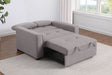 Edith Upholstered Convertible Sleeper Sofa Bed Grey - Walo Furniture