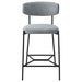 Elison Counter Height Bar Stool Grey (Set of 2) - Walo Furniture