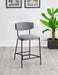 Elison Counter Height Bar Stool Grey (Set of 2) - Walo Furniture