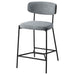 Elison Counter Height Bar Stool Grey (Set of 2) - Walo Furniture