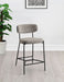 Elison Counter Height Bar Stool Light Brown (Set of 2) - Walo Furniture