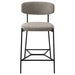 Elison Counter Height Bar Stool Light Brown (Set of 2) - Walo Furniture