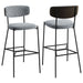 Elison Pub Height Bar Stool Grey (Set of 2) - Walo Furniture