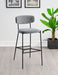 Elison Pub Height Bar Stool Grey (Set of 2) - Walo Furniture