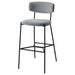 Elison Pub Height Bar Stool Grey (Set of 2) - Walo Furniture