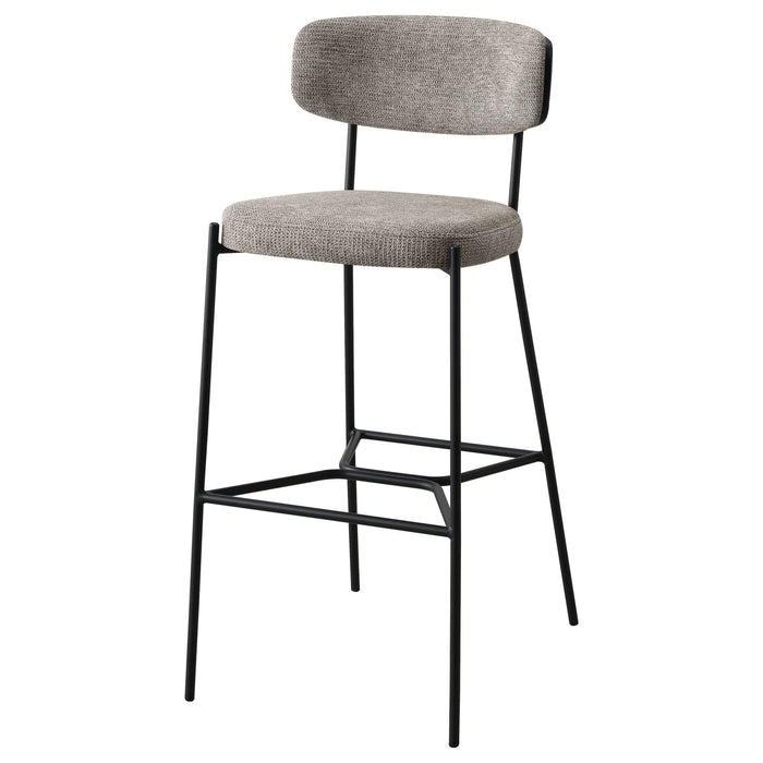 Elison Pub Height Bar Stool Light Brown (Set of 2) - Walo Furniture