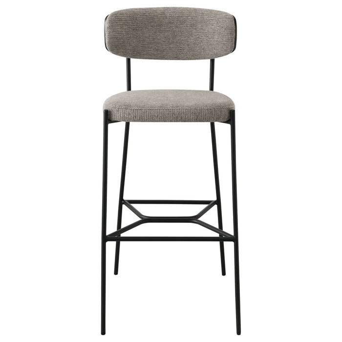 Elison Pub Height Bar Stool Light Brown (Set of 2) - Walo Furniture