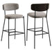 Elison Pub Height Bar Stool Light Brown (Set of 2) - Walo Furniture