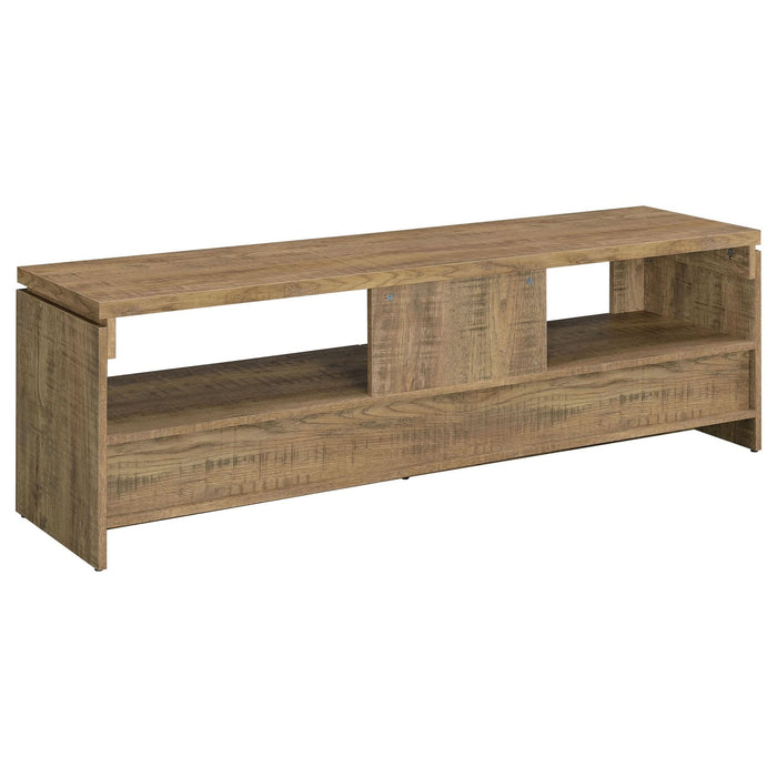 Elkton 2 - drawer Engineered Wood 59" TV Stand Mango - Walo Furniture