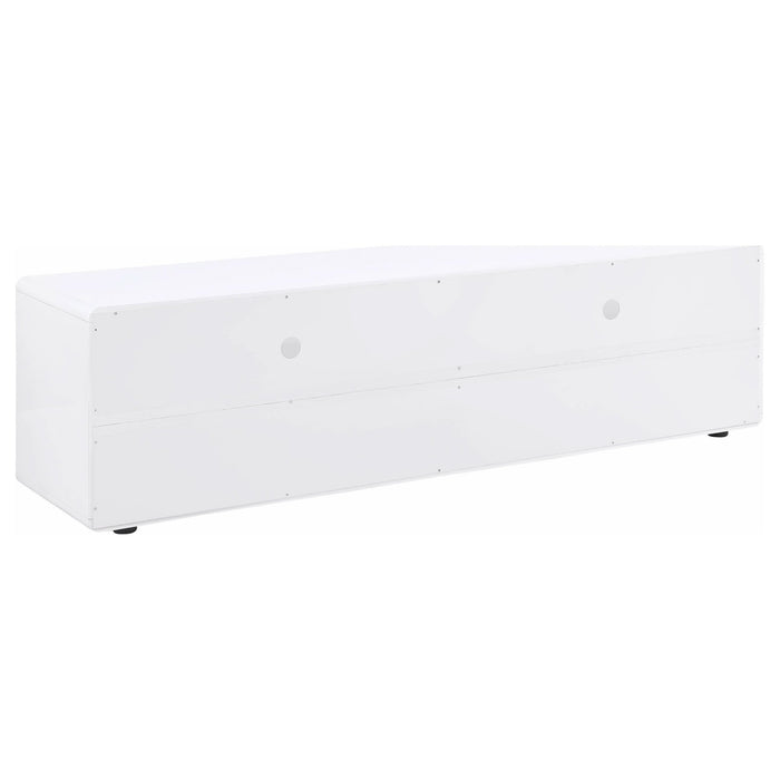 Ellice 71 - inch TV Stand Media Console White - Walo Furniture