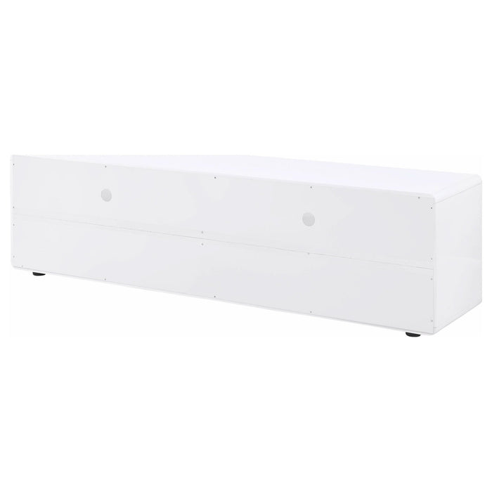 Ellice 71 - inch TV Stand Media Console White - Walo Furniture