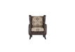 Elmbrook Upholstered Wingback Accent Club Chair Brown - Walo Furniture