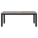 Elodie Rectangular 78 - inch Extension Leaf Dining Table Black - Walo Furniture