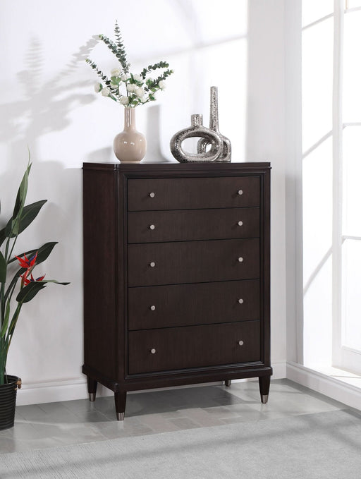 Emberlyn 5 - drawer Bedroom Chest Brown - Walo Furniture