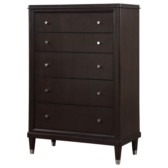 Emberlyn 5 - drawer Bedroom Chest Brown - Walo Furniture