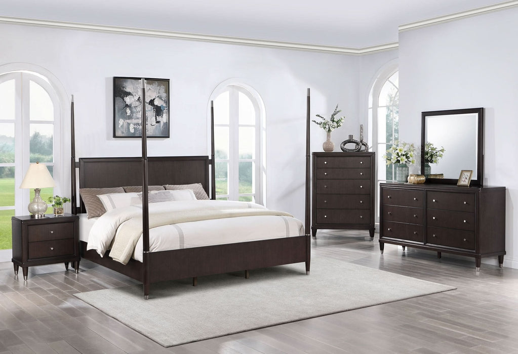 Emberlyn 5 - piece Eastern King Bedroom Set Brown - Walo Furniture