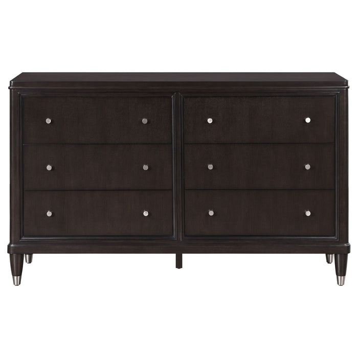 Emberlyn 6 - drawer Dresser Brown - Walo Furniture