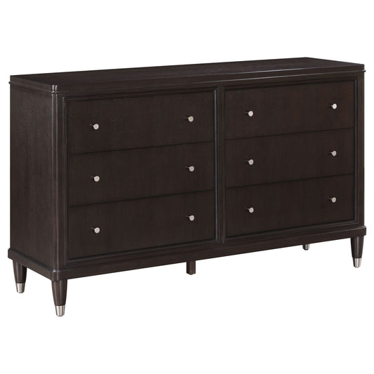 Emberlyn 6 - drawer Dresser Brown - Walo Furniture