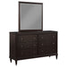 Emberlyn 6 - drawer Dresser with Mirror Brown - Walo Furniture