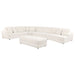 Emberson 5 - piece Upholstered Modular Sectional Sofa Ivory - Walo Furniture