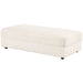 Emberson Upholstered Rectangular Storage Ottoman Ivory - Walo Furniture