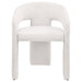 Eudora Boucle Upholstered Dining Side Chair Cream (Set of 2) - Walo Furniture