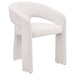 Eudora Boucle Upholstered Dining Side Chair Cream (Set of 2) - Walo Furniture