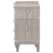 Evangeline 3 - drawer Nightstand Silver Oak - Walo Furniture