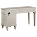 Evangeline 4 - drawer Vanity Desk Makeup Table Silver Oak - Walo Furniture