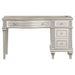 Evangeline 4 - drawer Vanity Desk Makeup Table Silver Oak - Walo Furniture