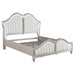 Evangeline 4 - piece Eastern King Bedroom Set Silver Oak - Walo Furniture