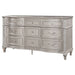 Evangeline 9 - drawer Dresser Silver Oak - Walo Furniture