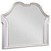 Evangeline Dresser Mirror Silver Oak - Walo Furniture